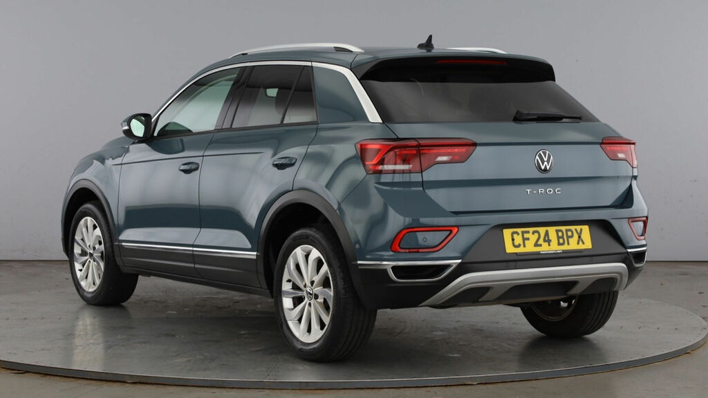 Volkswagen T-Roc 1.0 Tsi Style Euro 6 5-Door CF24BPX Blue #3