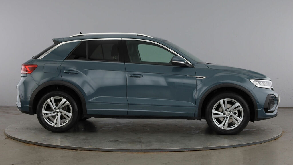 Volkswagen T-Roc Tsi R-line Dsg Euro 6 5-Door DE75TLJ Blue #4