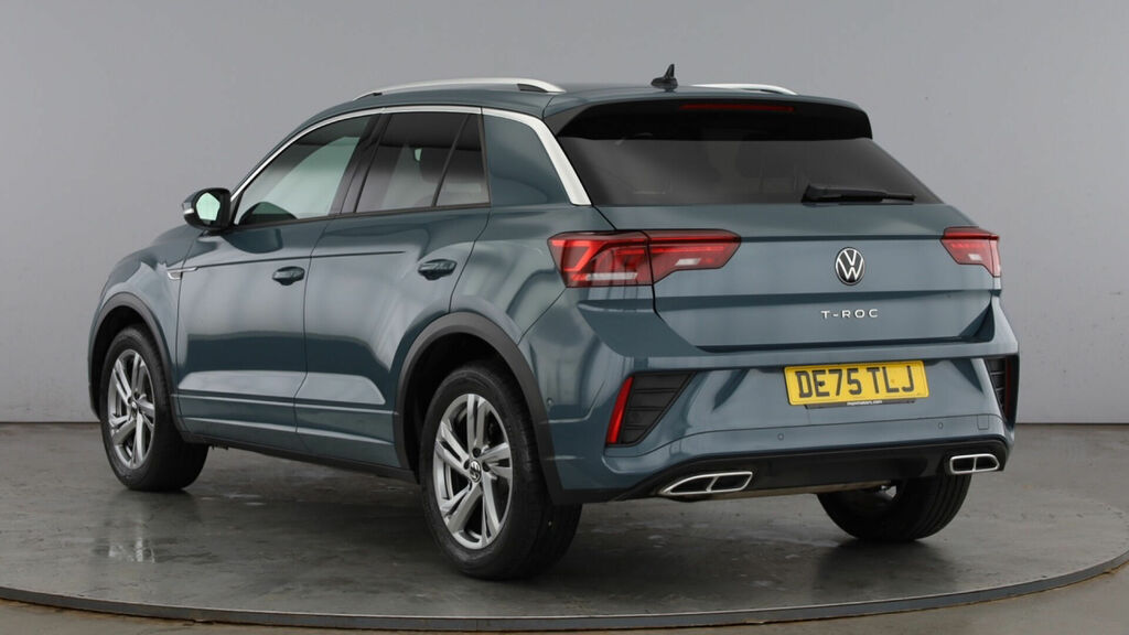 Volkswagen T-Roc Tsi R-line Dsg Euro 6 5-Door DE75TLJ Blue #3