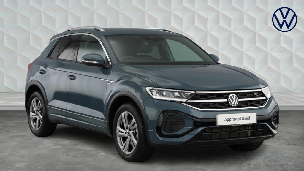 Volkswagen T-Roc Tsi R-line Dsg Euro 6 5-Door DE75TLJ Blue