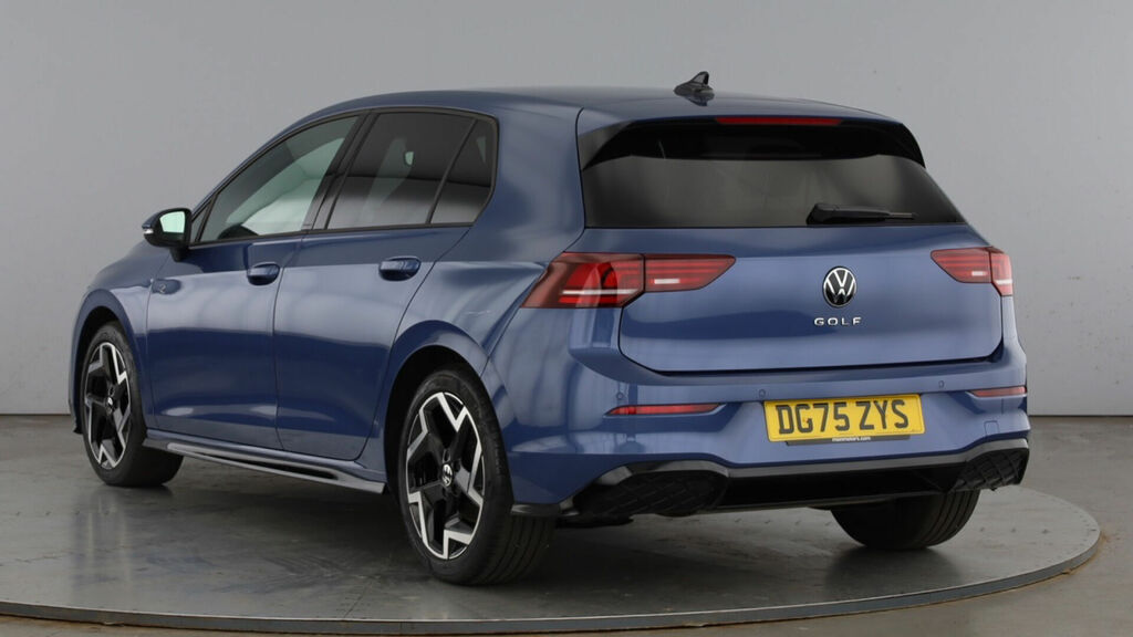 Volkswagen Golf 2.0 Tdi R-line Dsg Euro 6 5-Door DG75ZYS Blue #3