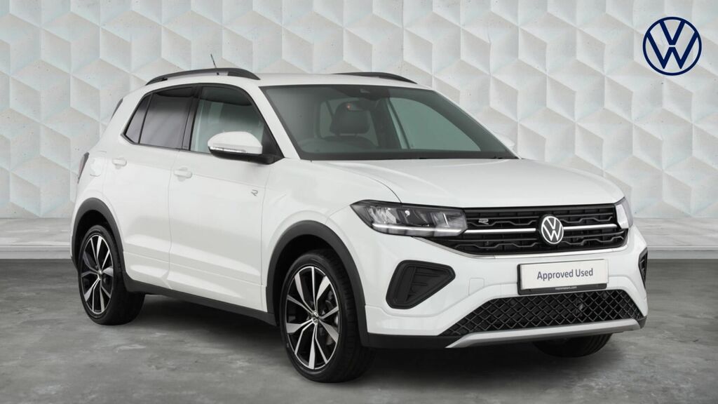 Volkswagen T-Cross 1.0 Tsi R-line Dsg Euro 6 5-Door KR26EHE White