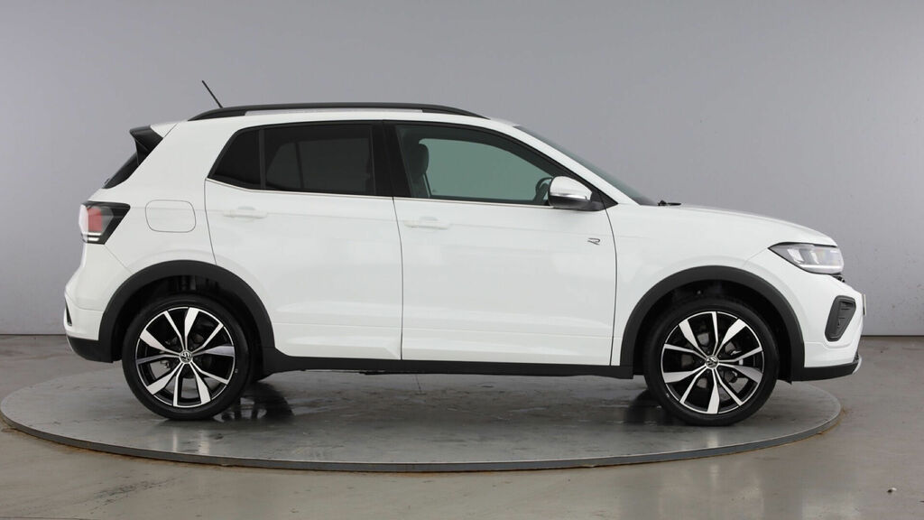 Volkswagen T-Cross 1.0 Tsi R-line Dsg Euro 6 5-Door KR26EHE White #4