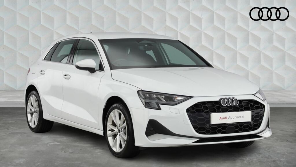 Audi A3 Tfsi Sport Sportback S Tronic Euro 6 5-Door KJ25XSG White