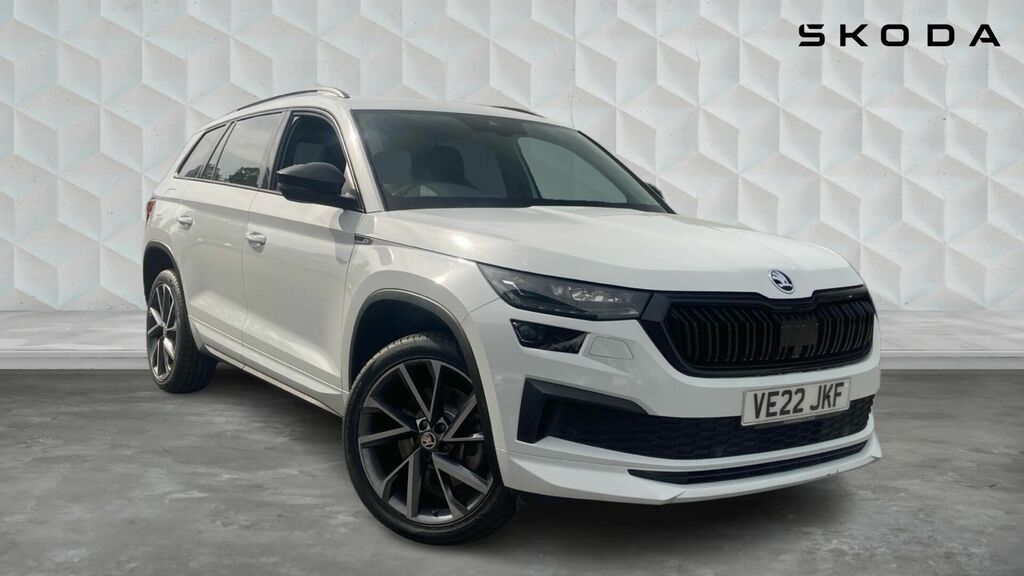 Skoda Kodiaq 2.0 Tdi Sportline Dsg 4Wd Euro 6 5-Door 7 Seat VE22JKF White