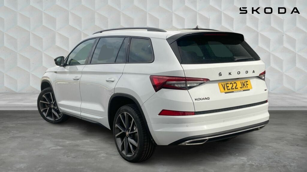Skoda Kodiaq 2.0 Tdi Sportline Dsg 4Wd Euro 6 5-Door 7 Seat VE22JKF White #3