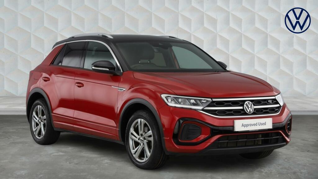 Volkswagen T-Roc Tsi R-line Dsg Euro 6 5-Door WR22ULK Red