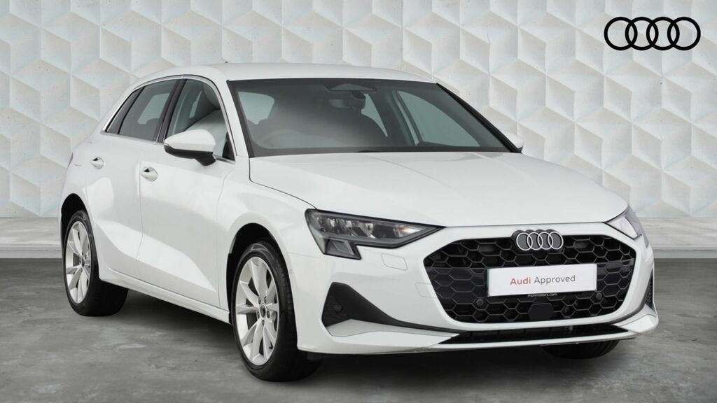 Audi A3 Tfsie Sport Sportback S Tronic Euro 6 5-Door 17.9K WN26EOY White