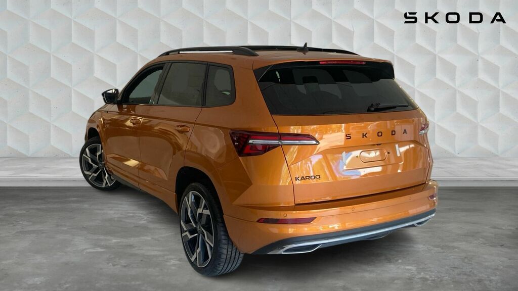 Skoda Karoq Tsi Act Sportline Edition Dsg Euro 6 5-Door WX75DJD Orange #3