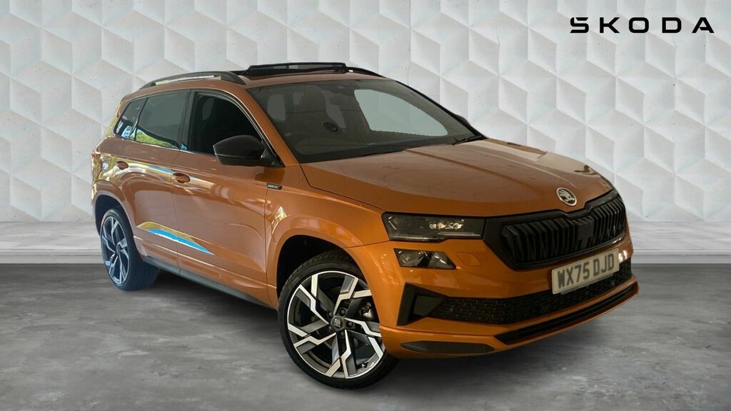 Skoda Karoq Tsi Act Sportline Edition Dsg Euro 6 5-Door WX75DJD Orange