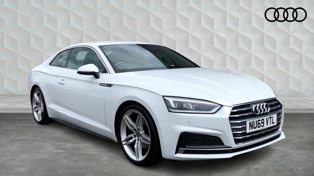 Audi A5 2.0 Tfsi 35 S Line S Tronic Euro 6-Door NU69VTL White