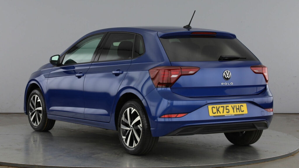Volkswagen Polo 1.0 Tsi Match Dsg Euro 6 5-Door CK75YHC Blue #3