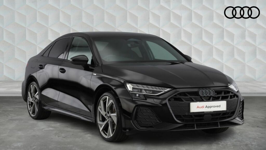 Audi A3 Tfsi 35 Black Edition S Tronic Euro 6 4-Door Black