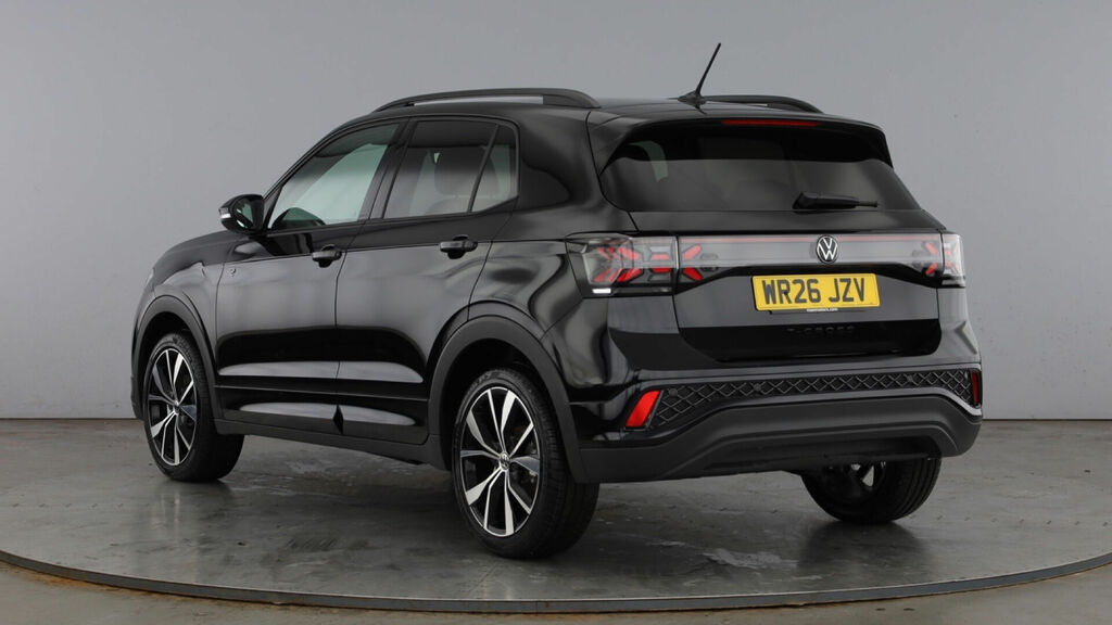 Volkswagen T-Cross 1.0 Tsi Black Edition Dsg Euro 6 5-Door WR26JZV Black #3
