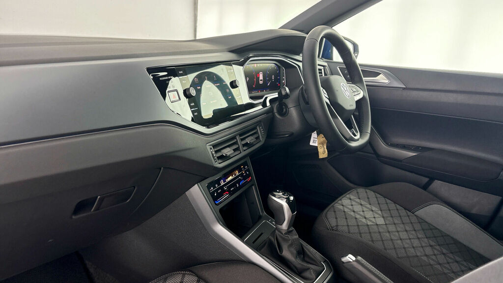 Volkswagen Polo 1.0 Tsi R-line Dsg Euro 6 5-Door KP75MHL Blue #2