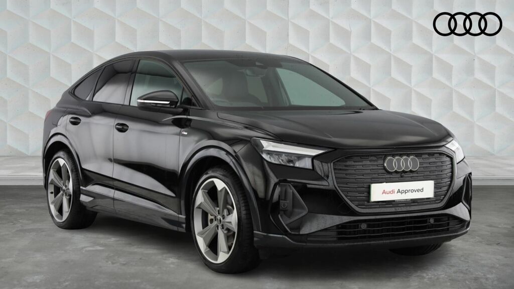 Audi Q4 E Tron 45 Black Edition Sportback Quattro 5-Door 82K Black