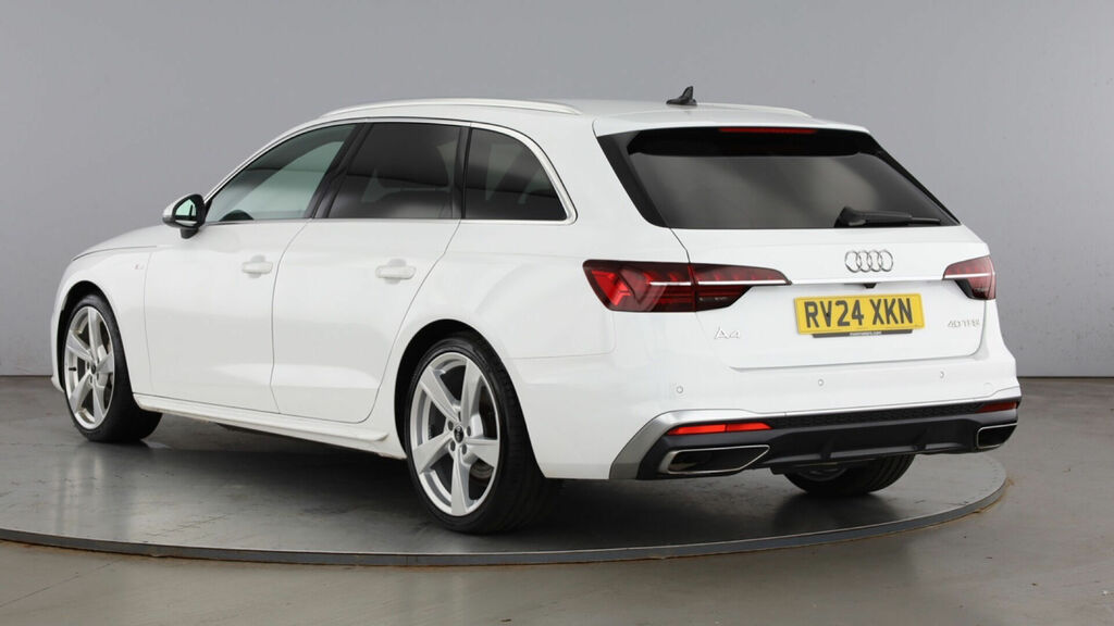 Audi A4 Avant 2.0 Tfsi 40 S Line S Tronic Euro 6 5-Door RV24XKN White #3