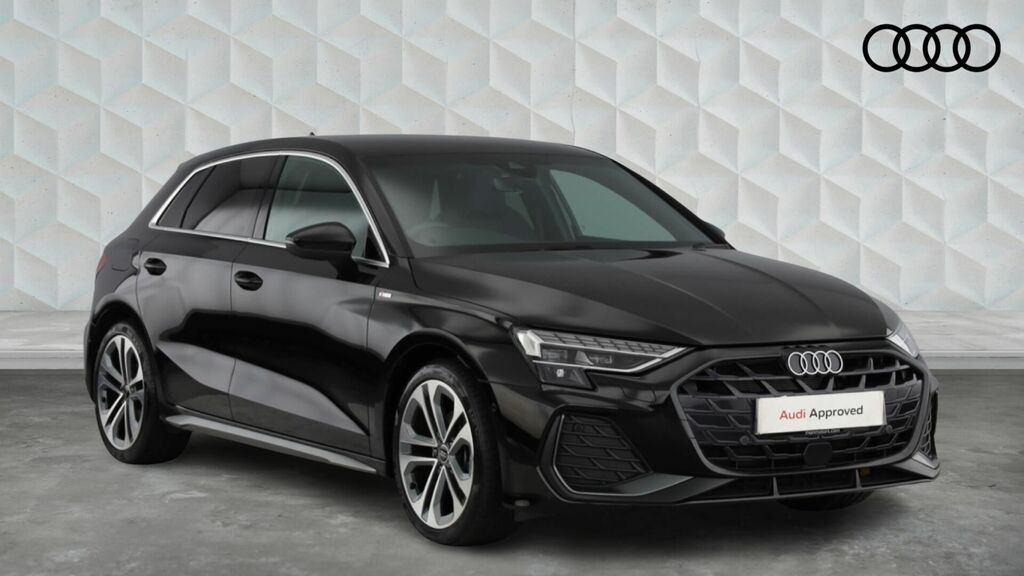 Audi A3 Tfsi 30 S Line Sportback S Tronic Euro 6 5-Door Black