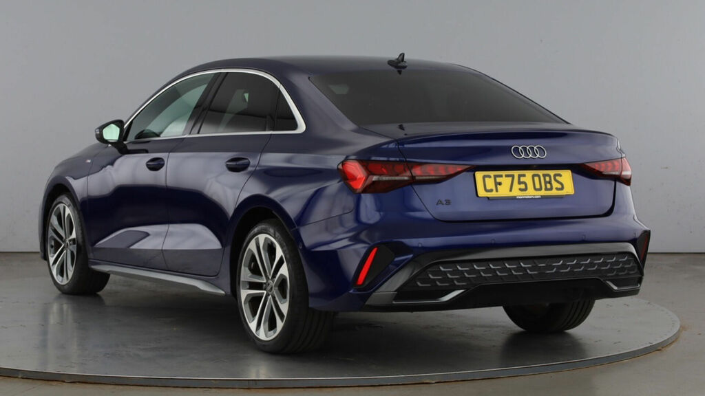 Audi A3 Tfsi S Line S Tronic Euro 6 4-Door Blue #3