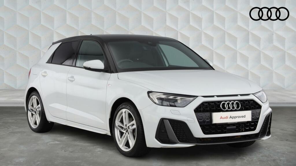 Audi A1 1.0 Tfsi 30 S Line Sportback S Tronic Euro 6 5-Doo White