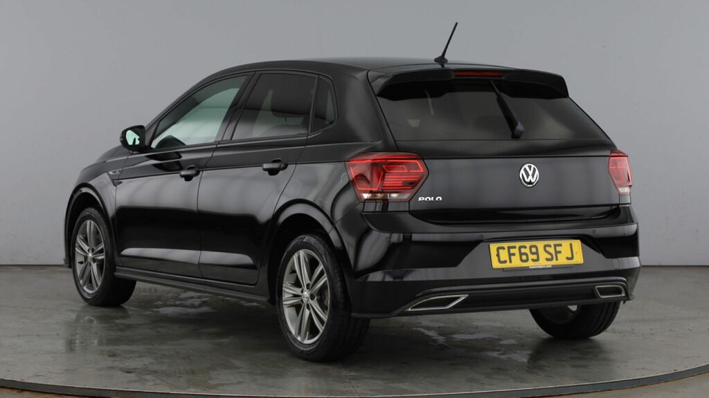 Volkswagen Polo 1.0 Tsi R-line Euro 6 5-Door Black #3