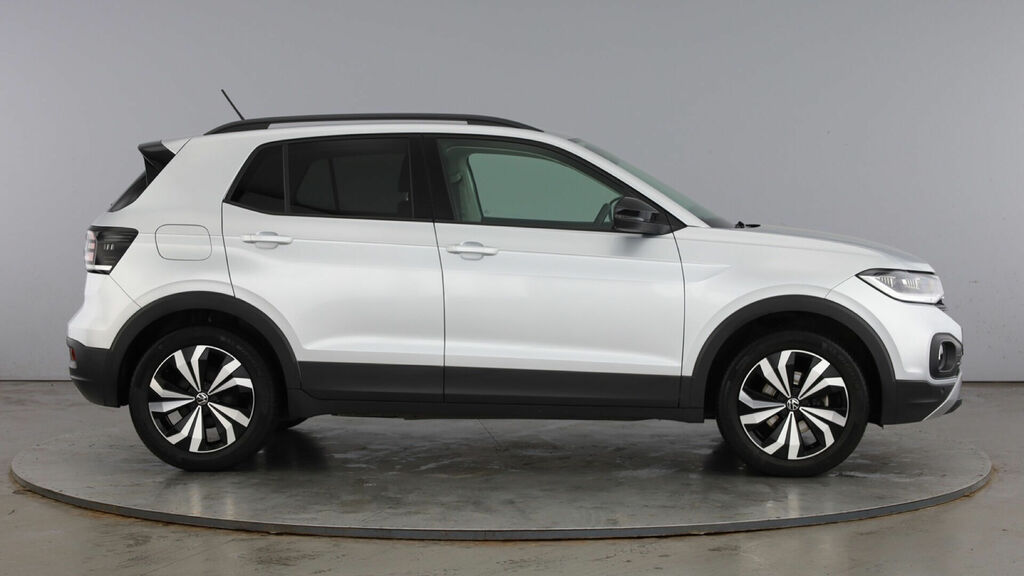Volkswagen T-Cross 1.0 Tsi Black Edition Euro 6 5-Door Silver #4