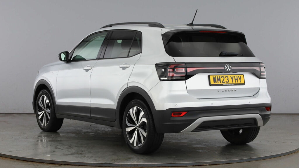 Volkswagen T-Cross 1.0 Tsi Black Edition Euro 6 5-Door Silver #3