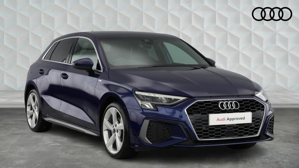 Audi A3 Tfsi 35 S Line Sportback Euro 6 5-Door Blue