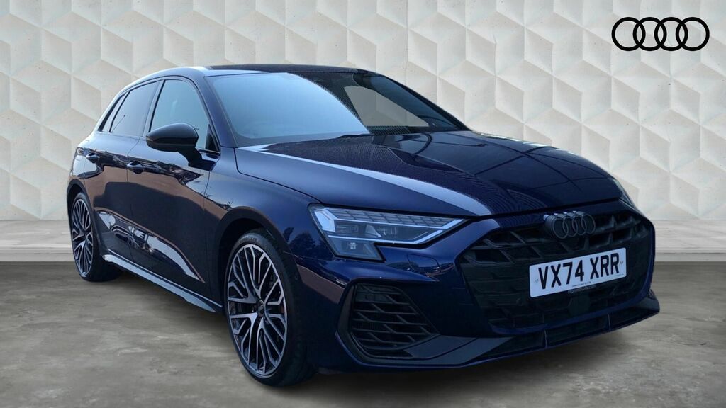 Audi S3 2.0 Tfsi Black Edition Sportback S Tronic Quattro Blue