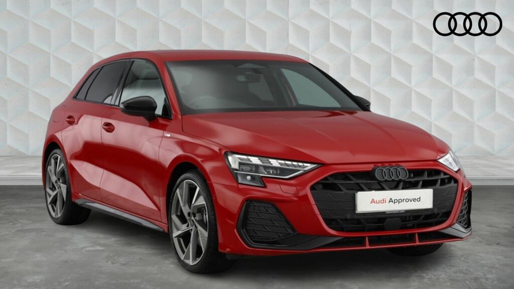 Audi A3 Tfsi Black Edition Sportback S Tronic Euro 6 5-Doo Red