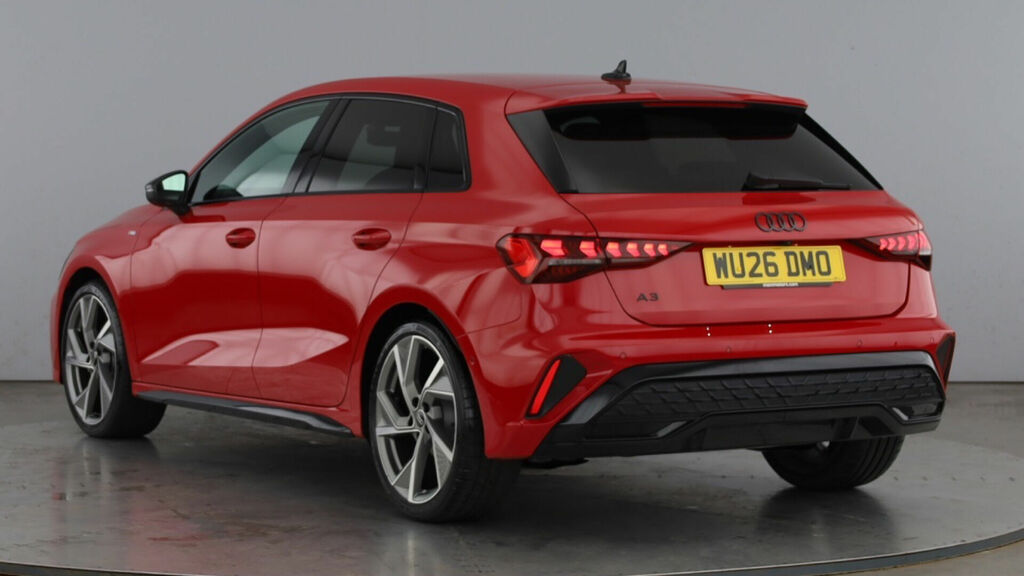 Audi A3 Tfsi Black Edition Sportback S Tronic Euro 6 5-Doo Red #3