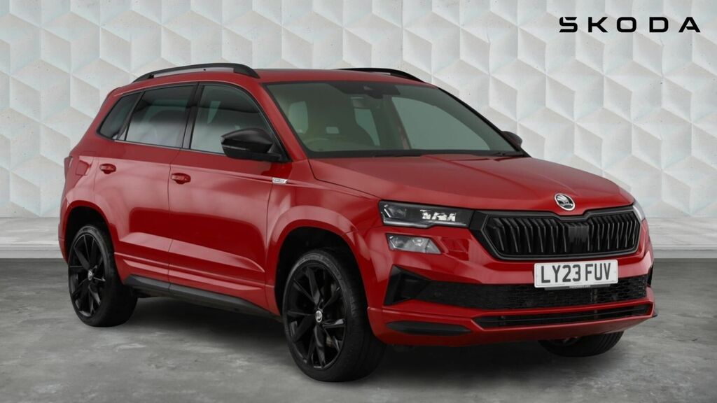 Skoda Karoq Tsi Act Sportline Euro 6 5-Door LY23FUV Red
