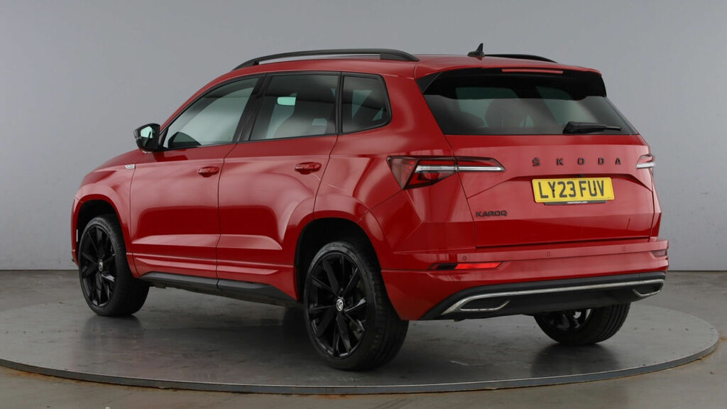 Skoda Karoq Tsi Act Sportline Euro 6 5-Door LY23FUV Red #3