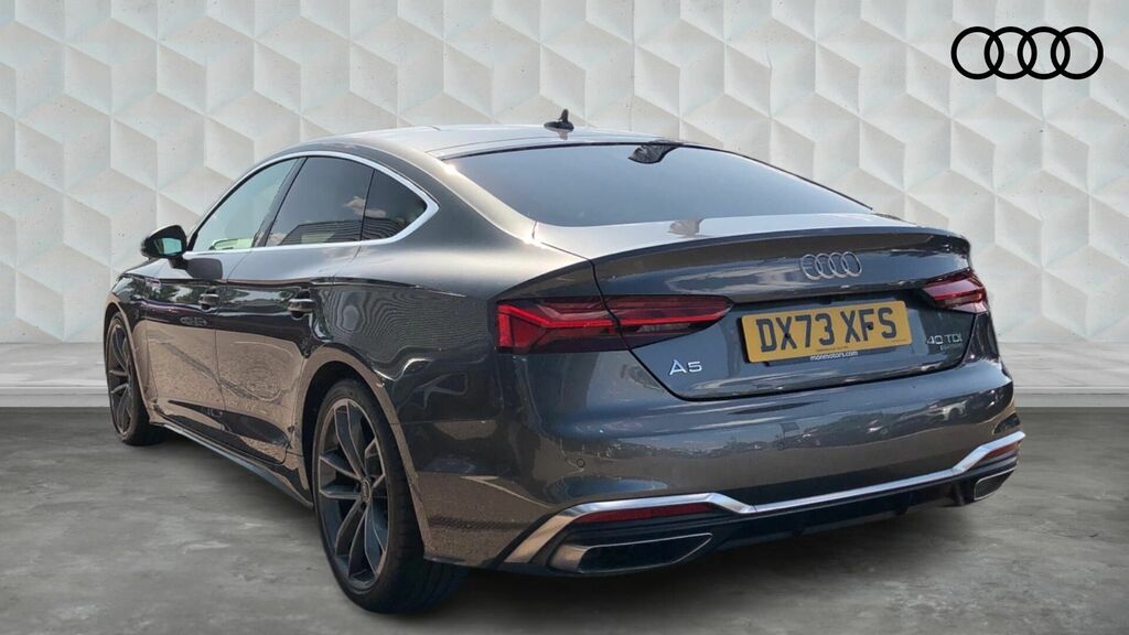 Audi A5 2.0 Tdi 40 S Line Sportback S Tronic Quattro Euro DX73XFS Grey #3