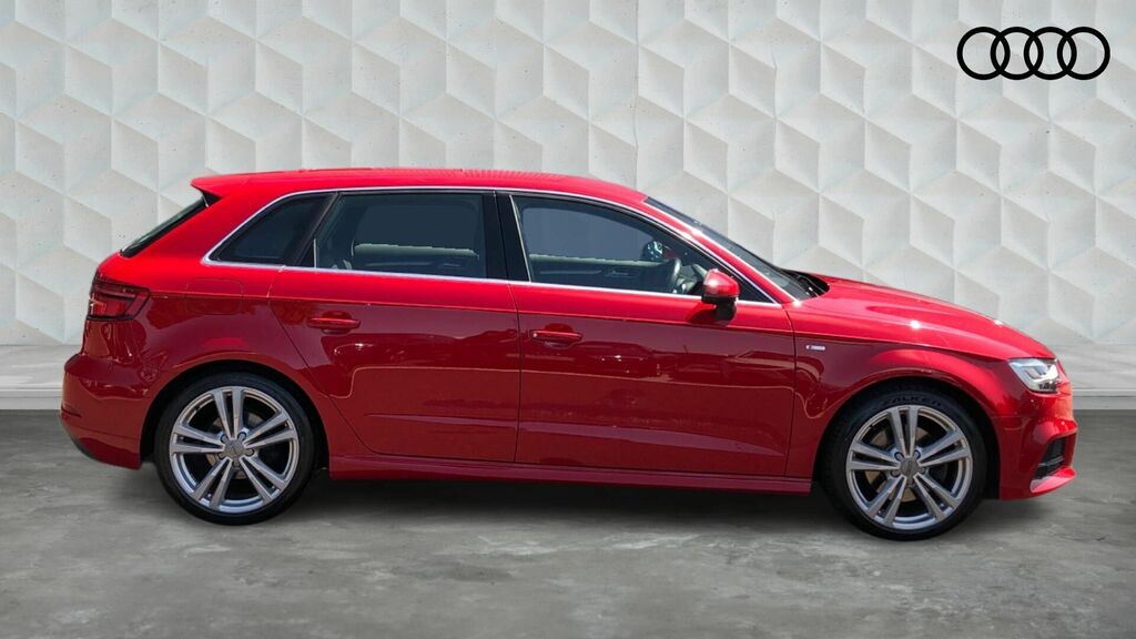Audi A3 2.0 Tfsi S Line Sportback S Tronic Quattro Euro 6 VU17UXP Red #4
