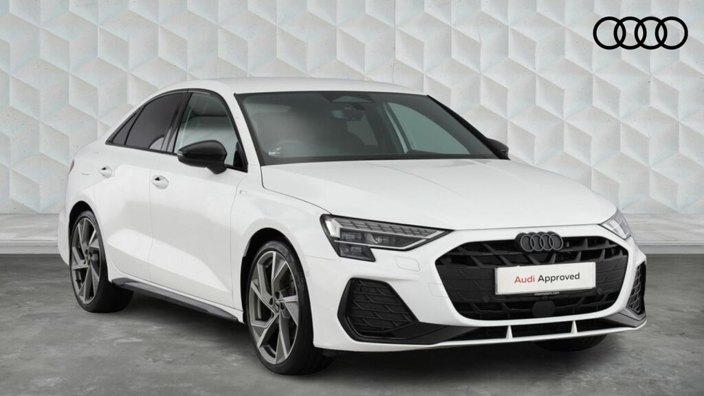 Audi A3 Tfsi 35 Black Edition S Tronic Euro 6 4-Door White
