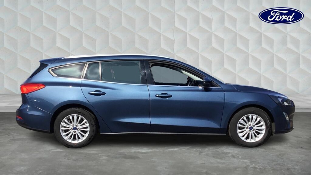 Ford Focus 1.0T Ecoboost Mhev Titanium Dct Euro 6 5-Door EA71XNX Blue #4