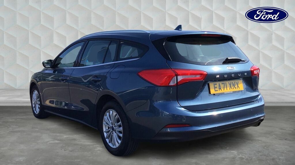 Ford Focus 1.0T Ecoboost Mhev Titanium Dct Euro 6 5-Door EA71XNX Blue #3