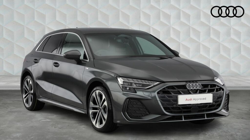 Audi A3 Tfsi 30 S Line Sportback S Tronic Euro 6 5-Door WN26MDJ Grey