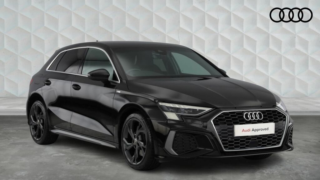 Audi A3 Tfsi 35 S Line Sportback Euro 6 5-Door Black