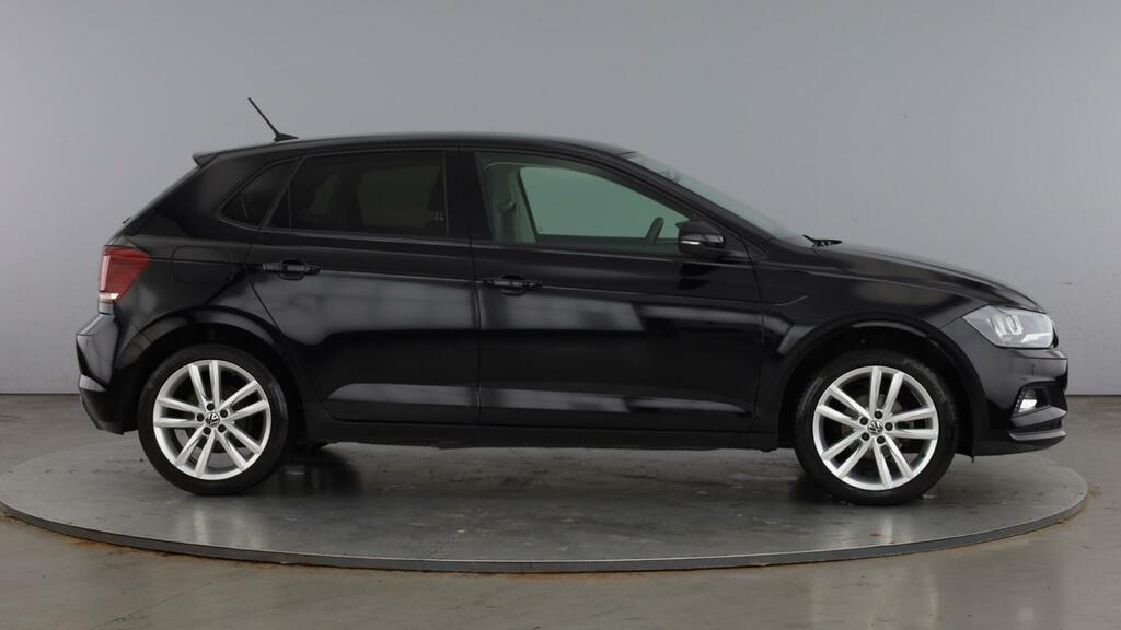 Volkswagen Polo 1.0 Tsi Match Dsg Euro 6 5-Door Black #3