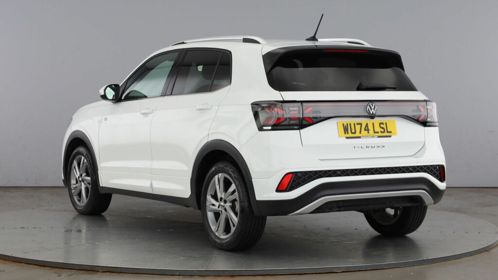 Volkswagen T-Cross Tsi Evo R-line Dsg Euro 6 5-Door White #3