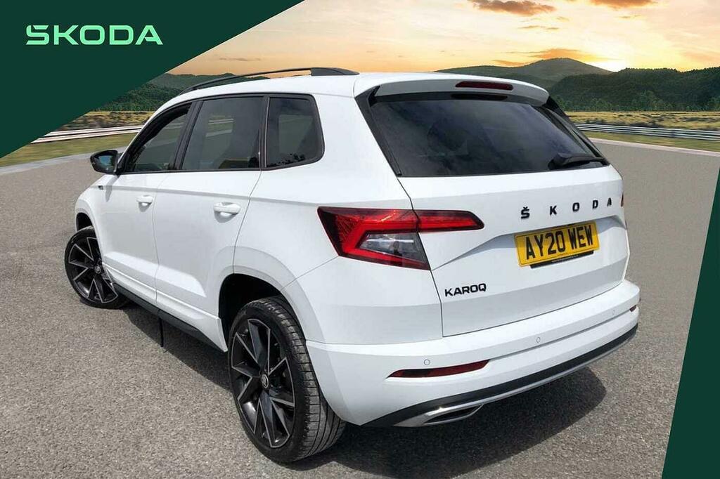 Skoda Karoq Tsi Act Sportline Euro 6 5-Door White #2