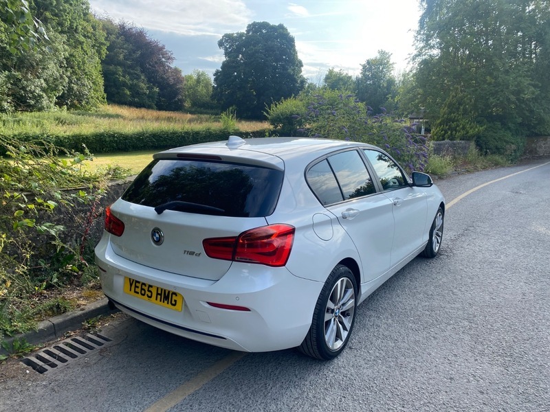 BMW 1 Series 1.5 116D Sport Hatchback White #6