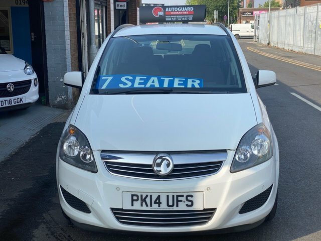Vauxhall Zafira 1.8 16V Exclusiv Mpv White #2