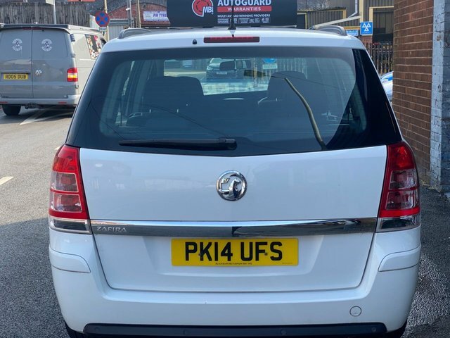 Vauxhall Zafira 1.8 16V Exclusiv Mpv White #6