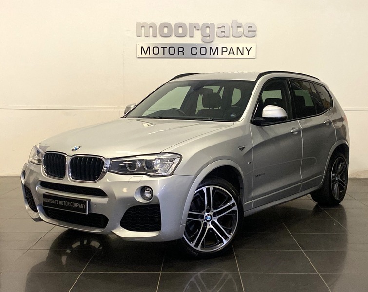 BMW X3 Xdrive20d M Sport Silver #4