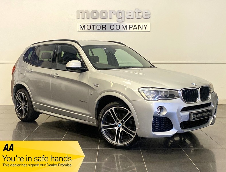 BMW X3 Xdrive20d M Sport Silver