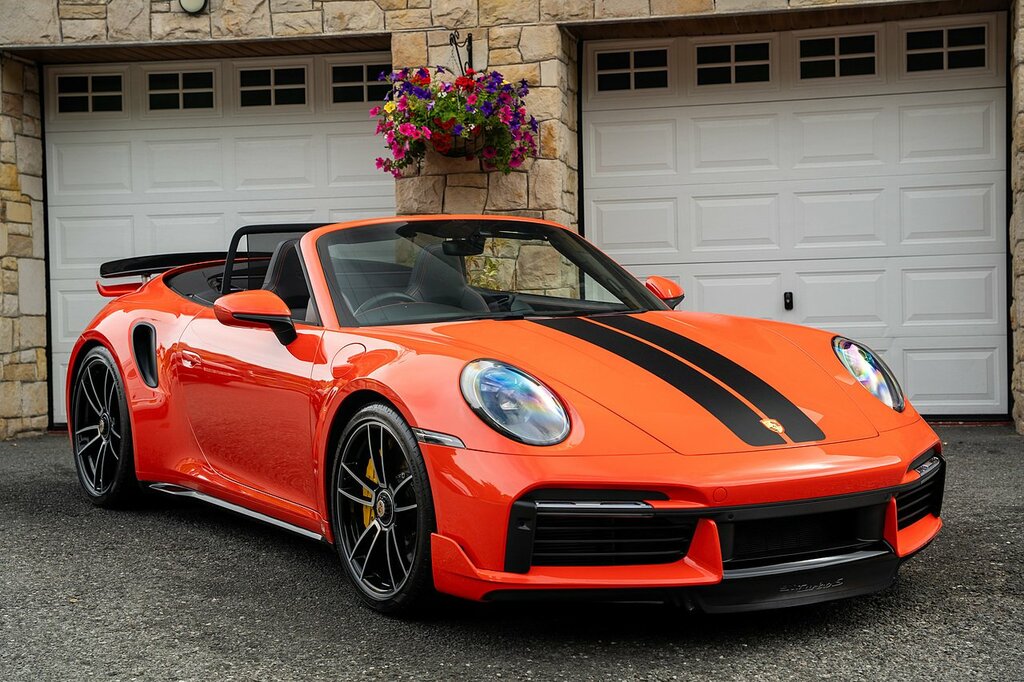 Porsche 911 T 992 Turbo S CK21ZHE Orange #2