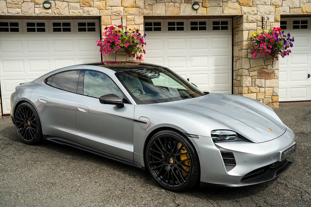 Porsche Taycan Performance Plus 93.4Kwh 4S Saloon Au Silver #2